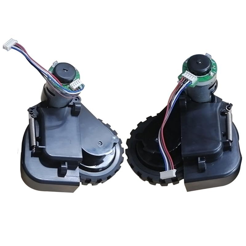 SAITOM Robot Right Wheel Left Wheel Replacement for Tefal Explorer Serie 20 RG6871 for Isweep X3 Robotic Vacuum Cleaner Wheels Parts