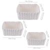 Garneck 1Set Paper Rope Storage Basket Multi-functional Woven Baskets for Organizing Clothes Toys Cosmetics Stylish Home Decor Bins view 4