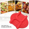 Food Grade Silicone Heat Resistant Turkey Lifter Non Stick Poultry Cooking Mat,Thanksgiving Silicone Roast and Turkey Lifter for Outdoor Grilling or Indoor Cooking (Red) view 3