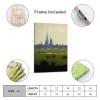 World Famous Oil Paintings Romanticism Prairies Prs De Greifswald (1820-22) Caspar David Friedrich Canvas Wall Art Poster Decorative Bedroom Modern Home Print Picture Artworks Posters 24x36inch(60x90 view 2