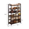 CHICKEN Shoe Rack 6 Tier Shoe Rack 42inch Shoe Rack Storage Rack Holds Up To 24 Pairs Ideal for Entrance Bedroom Shoes Rack Storage Shelf Shoe Organizer view 3