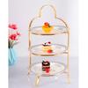 Cake Stand Dessert Table Display Stand Decoration Cake Stand Set Up Creative Afternoon Tea Fruit Dessert Tray Rack Suitable for Gift Tea Party with Plates Cake Holder (Size : B) view 4