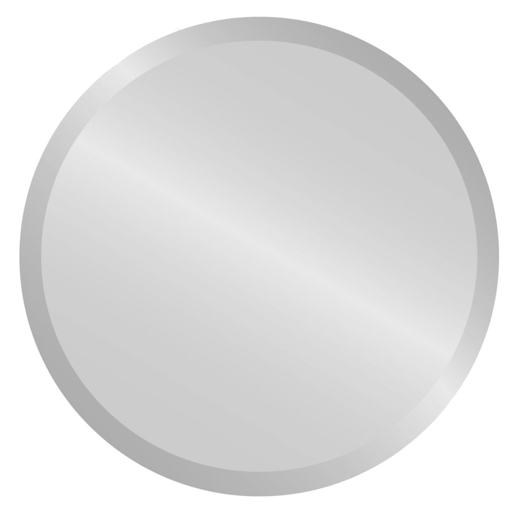 Glass Beveling Service 36" Inches Round Mirror - 5/32" Thick - Beveled Edge, America Mirror