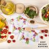 Keep Unique Christmas Napkins - 3-Ply Decorative Napkins - Over 700 Designs, Made in Europe - Serving Supplies For Holiday Parties, Table Decorations  6.5x6.5 20-Count (Wreath Merry, Pack of 4) view 3