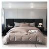 ADovz Dark Blue Gray Abstract 100% Egyptian Cotton Jacquard Bedding Queen Size King Size Set Sheet Comforter Set Bedding,Bed Sheets, FH-762 view 1