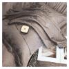 ADovz Dark Blue Gray Abstract 100% Egyptian Cotton Jacquard Bedding Queen Size King Size Set Sheet Comforter Set Bedding,Bed Sheets, FH-762 view 2