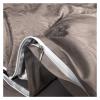 ADovz Dark Blue Gray Abstract 100% Egyptian Cotton Jacquard Bedding Queen Size King Size Set Sheet Comforter Set Bedding,Bed Sheets, FH-762 view 3