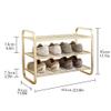 CHICKEN Shoe Rack Shoe Rack for Entryway, Simple Household Items 3 Tier Shoe Rack Storage Organizer, Freestanding Shoe Rack Closet Shoe Rack Shoe Organizer view 3