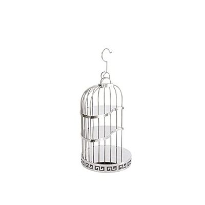 Cake Stand Creative Bird Cage Cake Stand Buffet Dessert Table Afternoon Tea Snack Bread Rack Multi-Layer for Shop Restaurant Household Cake Holder (Size : A)