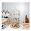 Cake Stand Creative Bird Cage Cake Stand Buffet Dessert Table Afternoon Tea Snack Bread Rack Multi-Layer for Shop Restaurant Household Cake Holder (Size : A) view 3