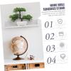 ABOOFAN 3pcs Wall-Mounted Rack Holder Wooden Storage Shelf Home Wall Sundries Stand Space-Saving Decor view 4