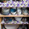 2 Rolls 12" W x 120" L Floral Drawer and Shelf Liner for Cabinets, Non-Adhesive Strong Grip Non-Slip Flower Shelf Cabinet Kitchen Shelf Liners for Kitchen Cabinets view 2