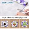 2 Rolls 12" W x 120" L Floral Drawer and Shelf Liner for Cabinets, Non-Adhesive Strong Grip Non-Slip Flower Shelf Cabinet Kitchen Shelf Liners for Kitchen Cabinets view 4