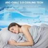 Elegear Cooling Comforter Queen Size Absorb Body Heat to Keep Cool, Double-Sided Cooling Blanket for Hot Sleeper Arc-Chill Cool Fabric Q-Max>0.5, Lightweight Summer Comforter Ice Blanket,Gradient Gray view 2