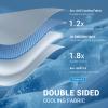 Elegear Cooling Comforter Queen Size Absorb Body Heat to Keep Cool, Double-Sided Cooling Blanket for Hot Sleeper Arc-Chill Cool Fabric Q-Max>0.5, Lightweight Summer Comforter Ice Blanket,Gradient Gray view 3