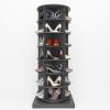 HomVent Rotating Shoe Rack, Wooden 7-Tier Spinning Shoe Rack Tower, Free Standing 360 Revolving Shoe Organizer Shoe Storage Shelf Can Hold Over 28 Pairs Shoes for Entryway Living Room (7-Tier, Gray1) view 1