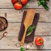 Best Non Toxic Wooden Spatula for Cooking Utensils Teak Wood Wok Spatulas for Kitchen Spoon Pancake Turner Scraper Spurtle Bamboo Kitchen Utensil Flat Egg Flipper Spatula Long Fish Cooking Spatulas view 4