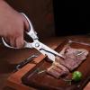 BoFuYuan Kitchen Shears for Food: Multipurpose Heavy Duty Kitchen Shears for Cutting Chicken, Meat, Food, (9'' Silver) view 3