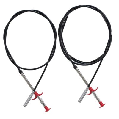Mobestech 2pcs Extended Reacher Grabber Long Reach Drain Cleaning Tools Flexible Sink Claw Pickup for Removal