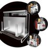 MAGICLULU Multifunctional Stainless Steel Kitchen Storage Rack for Knives, Chopsticks, Cutting Boards, and Pot Lids - Space-Saving Countertop Organizer view 4