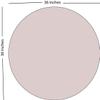 Glass Beveling Service 36" Inches Round Mirror - 3/16" Thick - Beveled Edge, America Mirror view 3