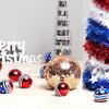 4th of July Hanging Ornaments,30PCS Shatterproof Patriotic Ball Ornaments for Christmas Tree Veterans Day Independence Day Home Wall Decoration view 4