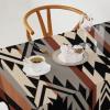 Aztec Tablecloth, Tribal Geometric Pattern Table Cover Rustic Native Table Decoration, Southwestern Style Waterproof Washable Table Cloths for Kitchen Dining Party Decor Rectangle 60x120 Inch view 4