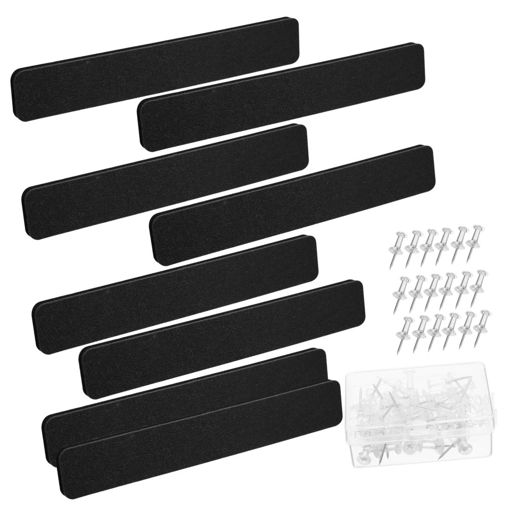 LIFKOME 8pcs Felt Board Strips Pin Display Board Decorations for Wall Office Classroom