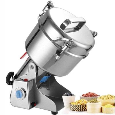 RESKIU Commercial Electric Grain Mill Grinder, Spice Grain Mill Stainless Steel Pulverizer Dry Grinder Grinding Machine, Seeds Flour Nut Wheat Corn Herbs Spices & Seasonings Grinder,1500g
