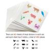 LEMBANG 50 Sheets450 pcs Meal Choice Stickers,Meal Selection Stickers for Place Cards,Chicken/Beef/Fish/Etc. (Colorful) view 3