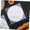 Cabilock 4packs Round Non-stick Baking Unbleached Paper Double-sided Silicone Oil Paper Bbq Accessories view 4