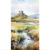 Sligo Wall Art Ireland Watercolor Landscape Art Print Irish Castle Wall Print Green Field Art Mountain Artwork, Sligo Ireland Photo,55 view 1