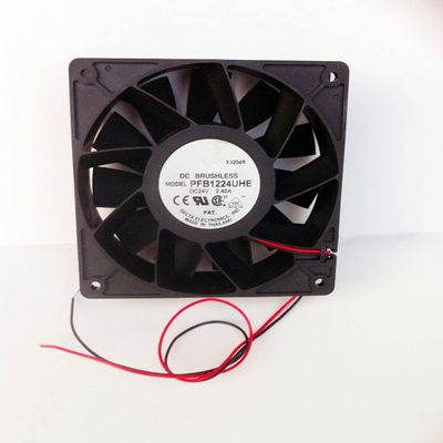 PFB1224UHE 12CM Fan 12038 DC24V 2.40A High Air Volume Violent Frequency Converter Fan PFB1224UHE