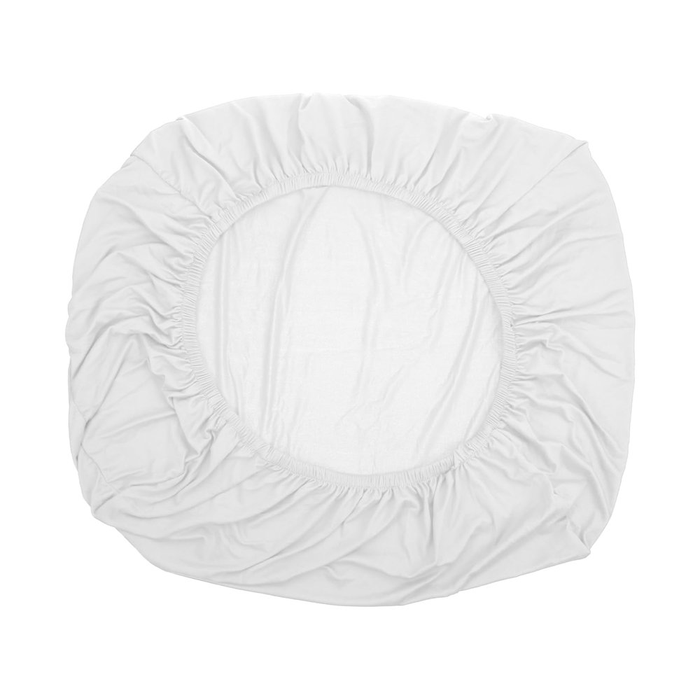 Ciieeo 1pc Milk Silk Sofa Cover Round Sofa Pure Color Home Furniture Dining Chair Cover Chair Sleeves Outdoor Cushion Covers Round Couch Sofa Clear Elasticity Cover Polyester White