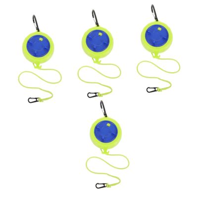 Ciieeo 4pcs Camping Clothesline Cord Portable Washing Line for Outdoor Compact Travel Clothes Drying Line