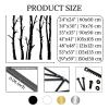 Birch Tree Metal Wall Decor, Birch Tree Wall Art, Metal Tree Wall Art, Metal Tree Wall Decor, Tree Wall Art, Plant Wall Decor, Metal Wall Art, Metal Wall Decor for Living Room Yard (53"x53" | 135x135 cm, Silver) view 3