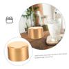 Ciieeo 1pc Portable Tea Container Aluminum Alloy Airtight Tea Canister for Loose Candy and Makeup Storage Elegant Design for Home Travel Use view 2