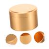 Ciieeo 1pc Portable Tea Container Aluminum Alloy Airtight Tea Canister for Loose Candy and Makeup Storage Elegant Design for Home Travel Use view 3