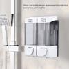Gavigain Lotion Pump Dispenser, 2x350ml Bathroom Wall Mounted Soap Shampoo Box otion Dispenser Pump Liquid Pump for Kitchen, Bathroom view 2