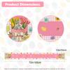 Ysqool Blue/Pink Easter Bunny Table Runner, 72x13 Inch Spring Easter Linen Table Runner, Durable & Stylish Table Decor for Indoor & Outdoor (Pink) view 2