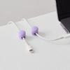 BRIGHTTIA Cable Clips - Premium Brass Cord Management for Home, Office & Car - Multipurpose Wire Holder Organizer - Sleek & Durable Design - Gift for Men, Women & Students - 4 Pack (Light Purple) view 3