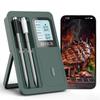 BFOUR Wireless Meat Thermometer with 2 Probes, 328FT Bluetooth Grill Meat Thermometer Digital Wireless with LCD Screen for Grilling and Smoker BBQ Oven Grill view 1