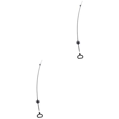 Cabilock 2pcs Recliner Replacement Parts Recliner Handle Lever Cable Kit for Sofa Couch d Ring Replacement