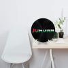 Qauirfe Jordan Flag Jordanian Text Word Art 9.84-in Silent Non-Ticking Round Wall Clock - Modern Dcor for Home Office School view 3