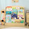 TOETOL 5-Tier Kids Bookshelf - Toddler Book Display Shelves for Classrooms, Playrooms, and Nursery - Wooden Children Book Rack (Natural) view 1
