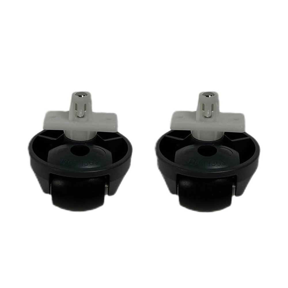 RAYPUR Original Universal Wheels, Walking Wheels, Control Wheels.Compatible for Roborock Q7 /S7 MaxV Ultra /Q7 Max /S7 Pro Ultra S7 Max Ultra S8 Q Revo (Size : Black-2 Pieces)