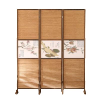 3/4/5 Panel Room Partition Screen, Freestanding Room Screen Divider, Suitable for Farmhouse/Restaurant/teahouse Privacy Divider Protection (Size : W50xH170/3panels)
