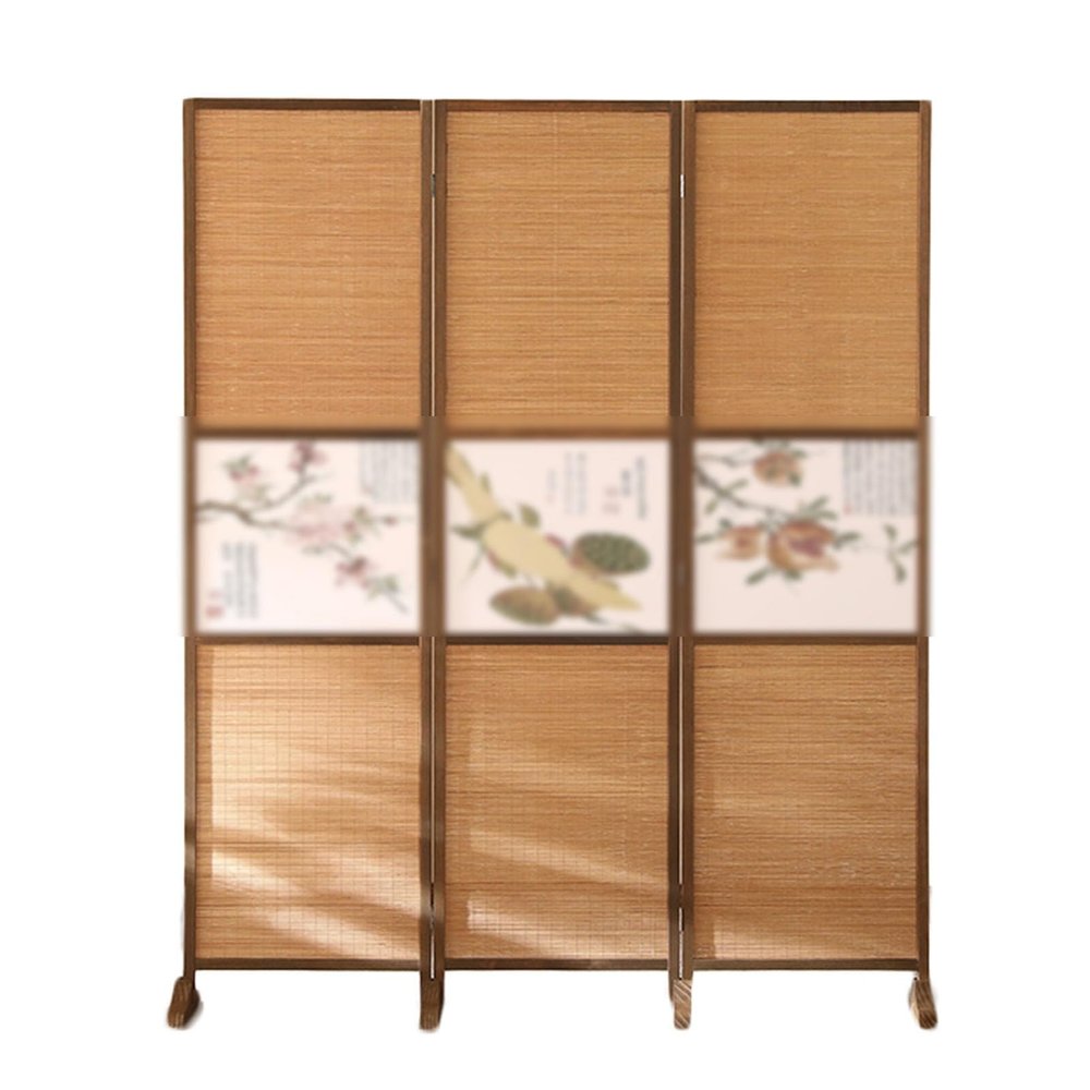 3/4/5 Panel Room Partition Screen, Freestanding Room Screen Divider, Suitable for Farmhouse/Restaurant/teahouse Privacy Divider Protection (Size : W50xH170/3panels)