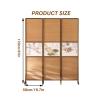 3/4/5 Panel Room Partition Screen, Freestanding Room Screen Divider, Suitable for Farmhouse/Restaurant/teahouse Privacy Divider Protection (Size : W50xH170/3panels) view 2