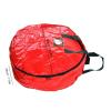 Kuuleyn Christmas Wreath Storage Bag PE Red Round Christmas Wreath Storage Container Christmas Items for Home Party Office view 2